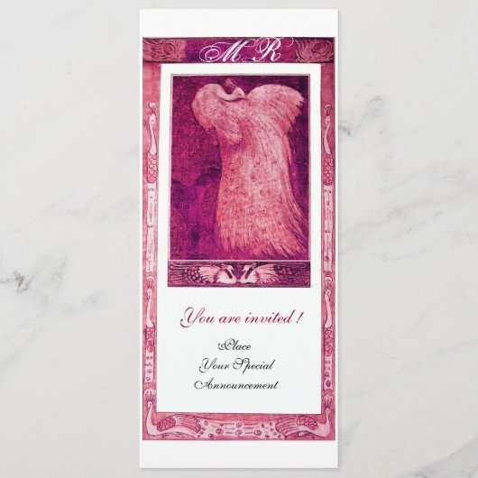 MARIAGE LOVE PEACOCK MONOGRAM rose blanc Programme (Devant)