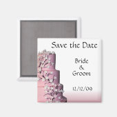 Mariage Magnet Réservez la date (Recto/Verso)