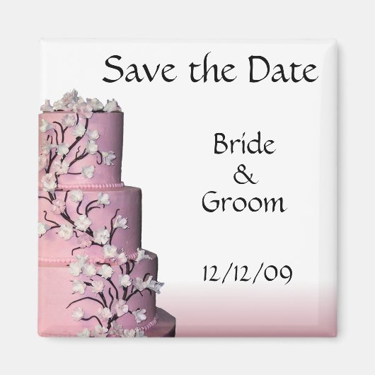 Mariage Magnet Réservez la date (Devant)