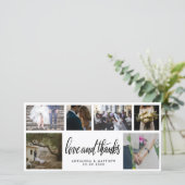 Mariage manuscrit Love & Merci Script Six Photo (Debout devant)