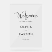 Mariage manuscrit Whimsical Bienvenue (Recto)