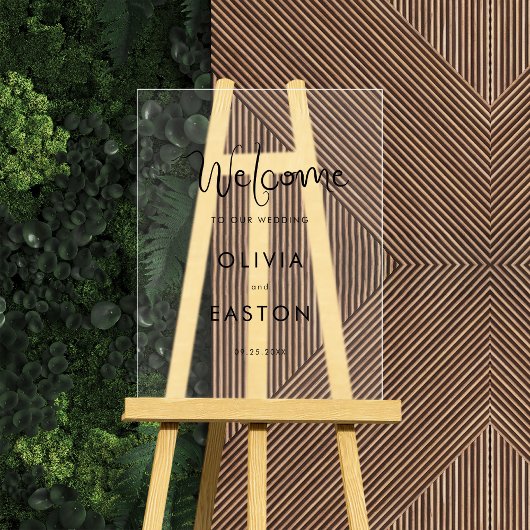 Mariage manuscrit Whimsical Bienvenue