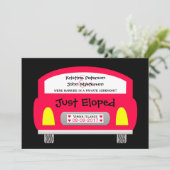 Mariage Mariage Elopement Faire-part Invitation (Debout devant)