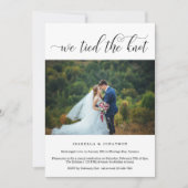 Mariage Mariage Elopement Faire-part Invitation (Devant)