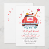 Mariage (Marié blond) Invitation (Devant / Derrière)