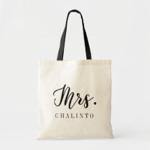 Mariage mariée à être Mme Sac fourre-tout Script