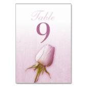 Mariage mauve mauve simple rose numéros de table b (Par défaut)