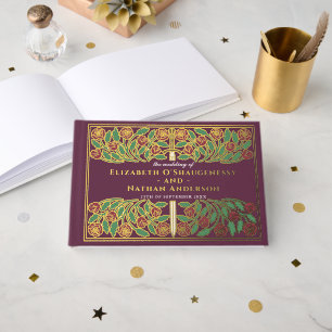 Mariage Médiéval Fantastique Royal Épée Fleur Mauv