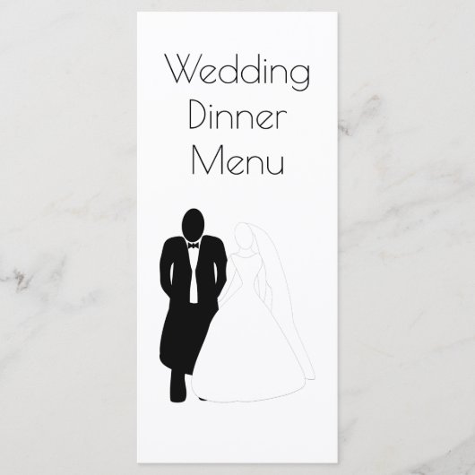 Mariage Menu Bride Salle (Devant)