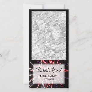 Mariage Merci Carte photo