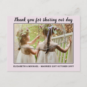 Mariage Merci Cartes Avec Photo Virtual Digital