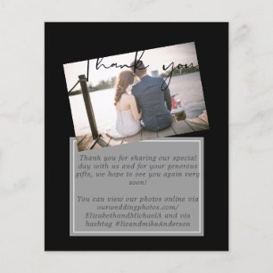 Mariage Merci Cartes Avec Photo Virtual Digital