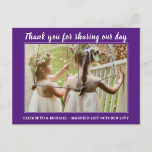Mariage Merci Cartes Avec Photo Virtual Digital