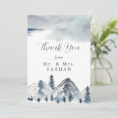 Mariage Merci Cartes modifiables (Debout devant)