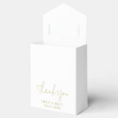 Mariage Merci Gold Script Ballotins (Ouvert)