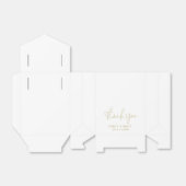 Mariage Merci Gold Script Ballotins (Déplié)