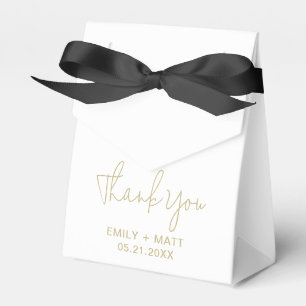 Mariage Merci Gold Script Ballotins