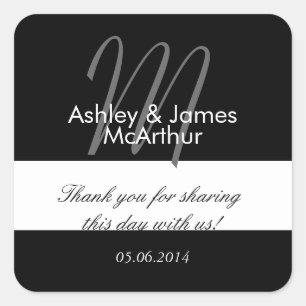Mariage Merci Mariage Favoriser Stickers