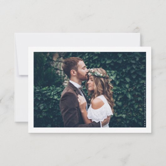 MARIAGE MERCI noir calligraphie d'encre photo (Dos)