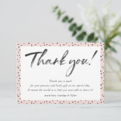 MARIAGE MERCI noir calligraphie rose pâle (Debout devant)