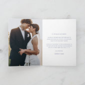 Mariage Merci photo aquarelle Floral (Intérieur)