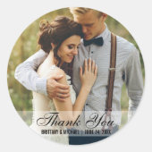 Mariage Merci Photo Favoriser Stickers R (Devant)
