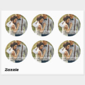 Mariage Merci Photo Favoriser Stickers R (Feuille)
