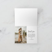 Mariage Merci photo minimaliste (Intérieur)