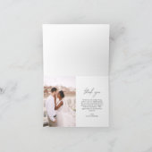 Mariage Merci photo minimaliste (Intérieur)