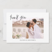 Mariage Merci photo minimaliste (Devant)