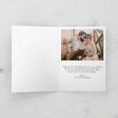 Mariage Merci photo minimaliste romantique (Intérieur)