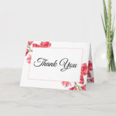 Mariage Merci rose blanc Floral (Devant)