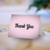 Mariage Merci rose Vignette