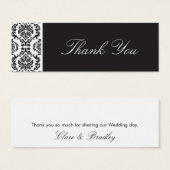 MARIAGE :: merci tag :: damask - noir 2 (Devant & derrière)