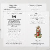 Mariage Messe latine catholique Programme du Sacré (Devant / Derrière)