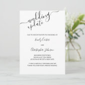 Mariage Mettre à jour Élégante carte de report de (Debout devant)