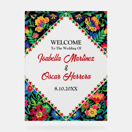 Mariage mexicain coloré (Recto)