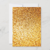 Mariage mexicain Rug et Faux Gold invitation (Dos)