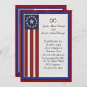 Mariage militaire Invitations officielles (Devant / Derrière)