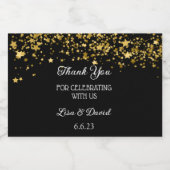 Mariage Mini Liquor Bottle Étiquettes (Étiquettes simples)