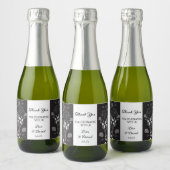 Mariage Mini Sparkling Wine Bottle Étiquette (Bouteilles)