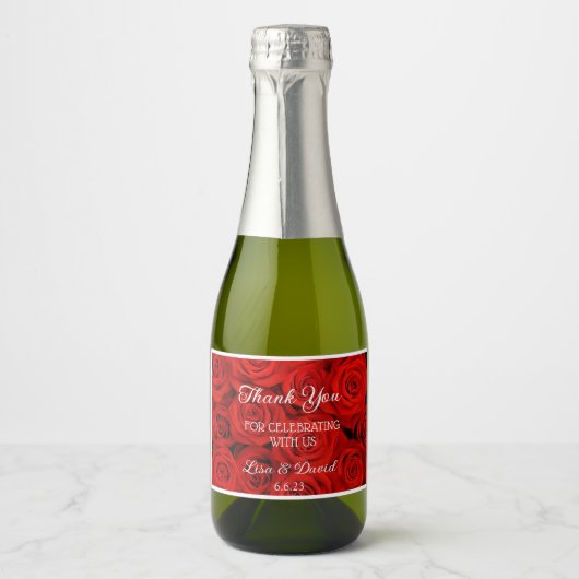 Mariage Mini Sparkling Wine Bottle Étiquette (Devant)