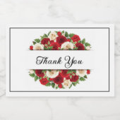 Mariage Mini Sparkling Wine Bottle Étiquette (Étiquettes simples)