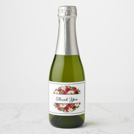 Mariage Mini Sparkling Wine Bottle Étiquette (Devant)
