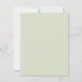 Mariage minimal Enregistrer les cartes de dates (Dos)