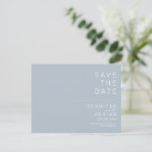 Mariage minimal Enregistrer les cartes de dates (Debout devant)