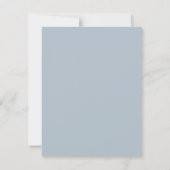 Mariage minimal Enregistrer les cartes de dates (Dos)