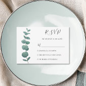 Mariage minimal Eucalyptus RSVP