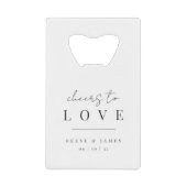 Mariage minimal moderne à l'amour (Devant)