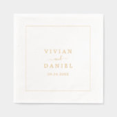 Mariage minimaliste à huile métallique (Recto)